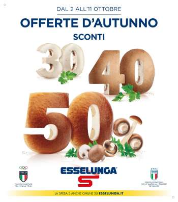 Volantino Esselunga - 2/10/2023 - 11/10/2023.