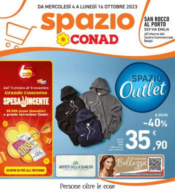 Volantino Spazio Conad - 4/10/2023 - 16/10/2023.