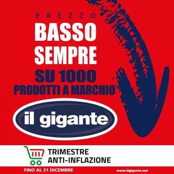 Volantino Il Gigante - 3/10/2023 - 31/12/2023.