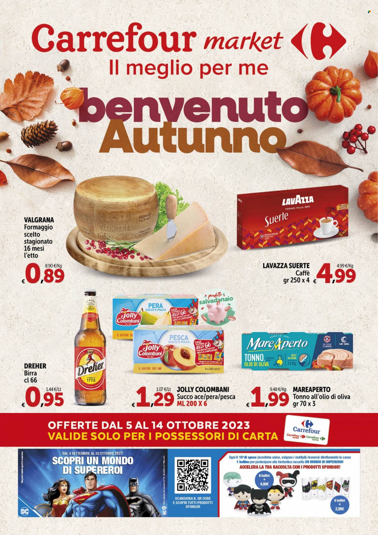 Volantino Carrefour - 5/10/2023 - 14/10/2023. Pagina 1