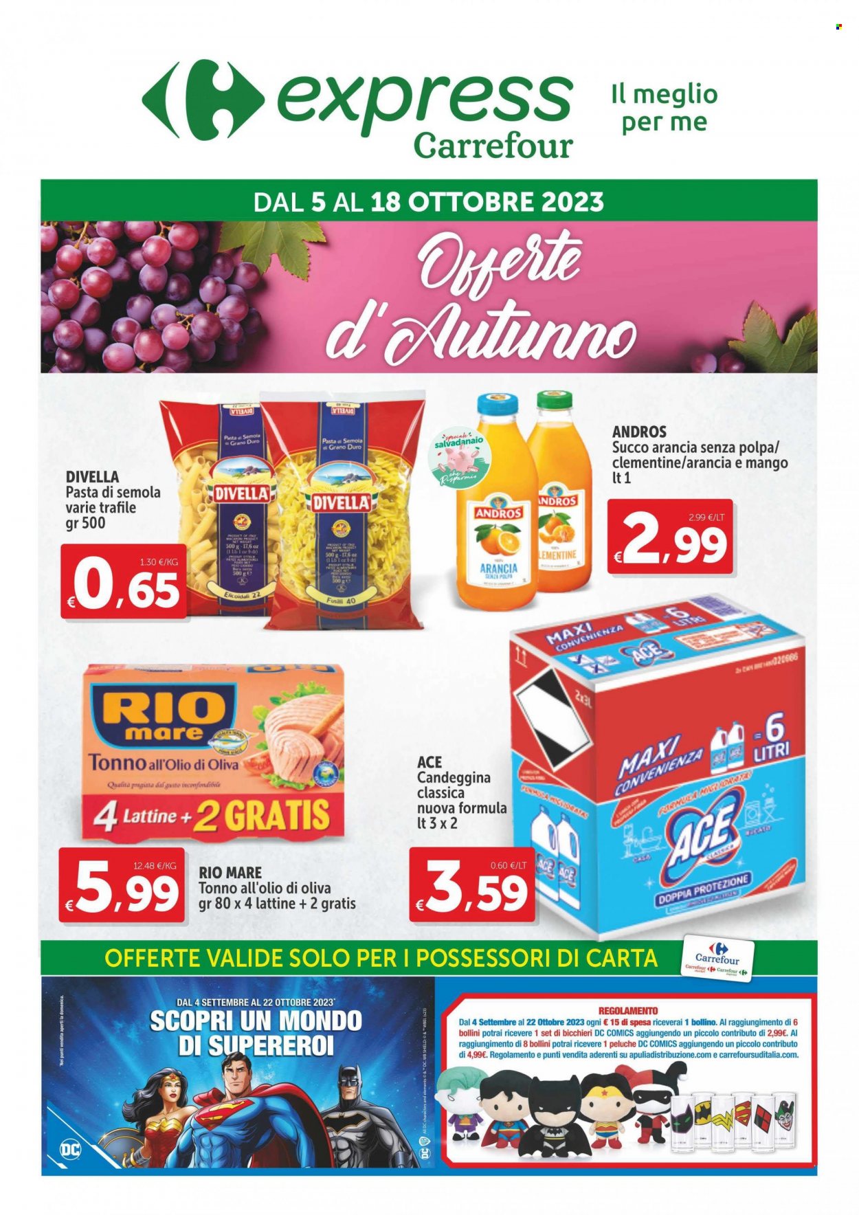 Leták Carrefour - 5.10.2023 - 18.10.2023. Strana 1