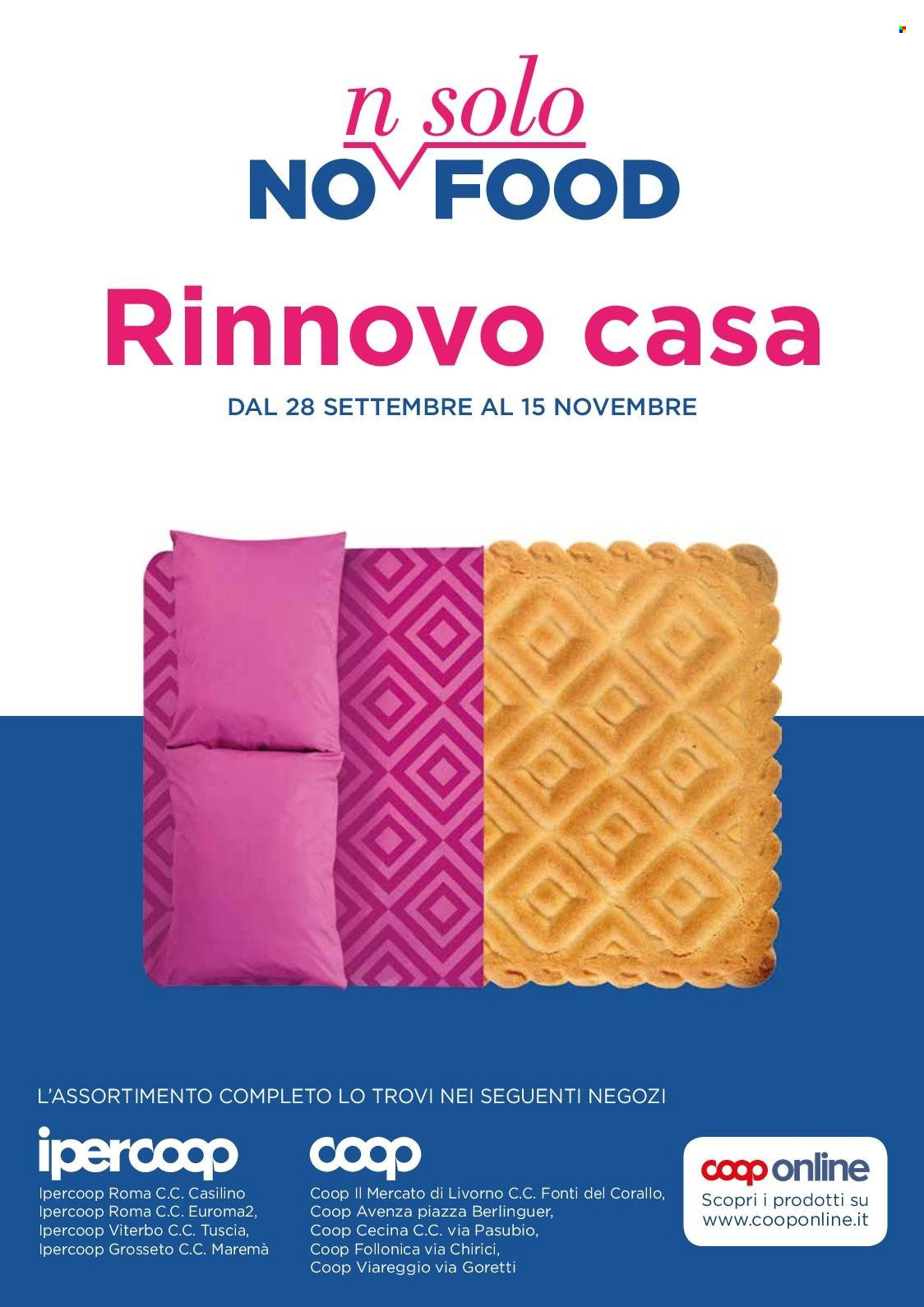 Volantino Coop - 28/9/2023 - 15/11/2023. Pagina 1