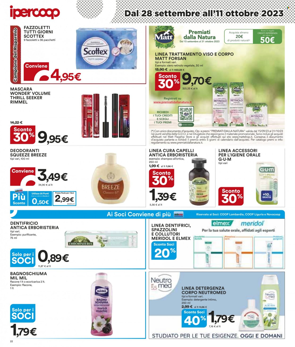 Volantino Coop - 28/9/2023 - 11/10/2023. Pagina 22