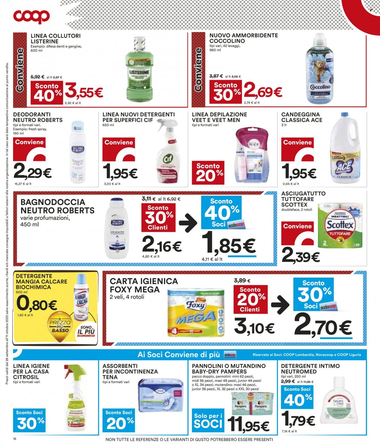 Volantino Coop - 28/9/2023 - 11/10/2023. Pagina 16