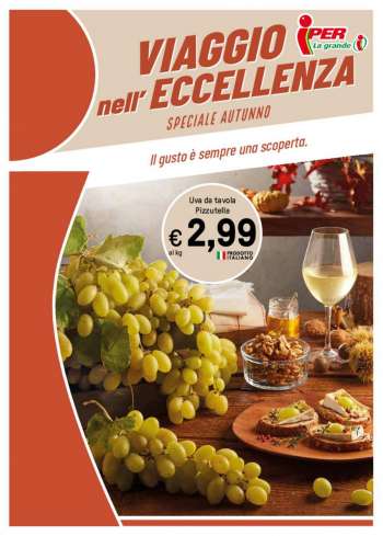 Volantino Iper, La grande i - 2/10/2023 - 15/10/2023.