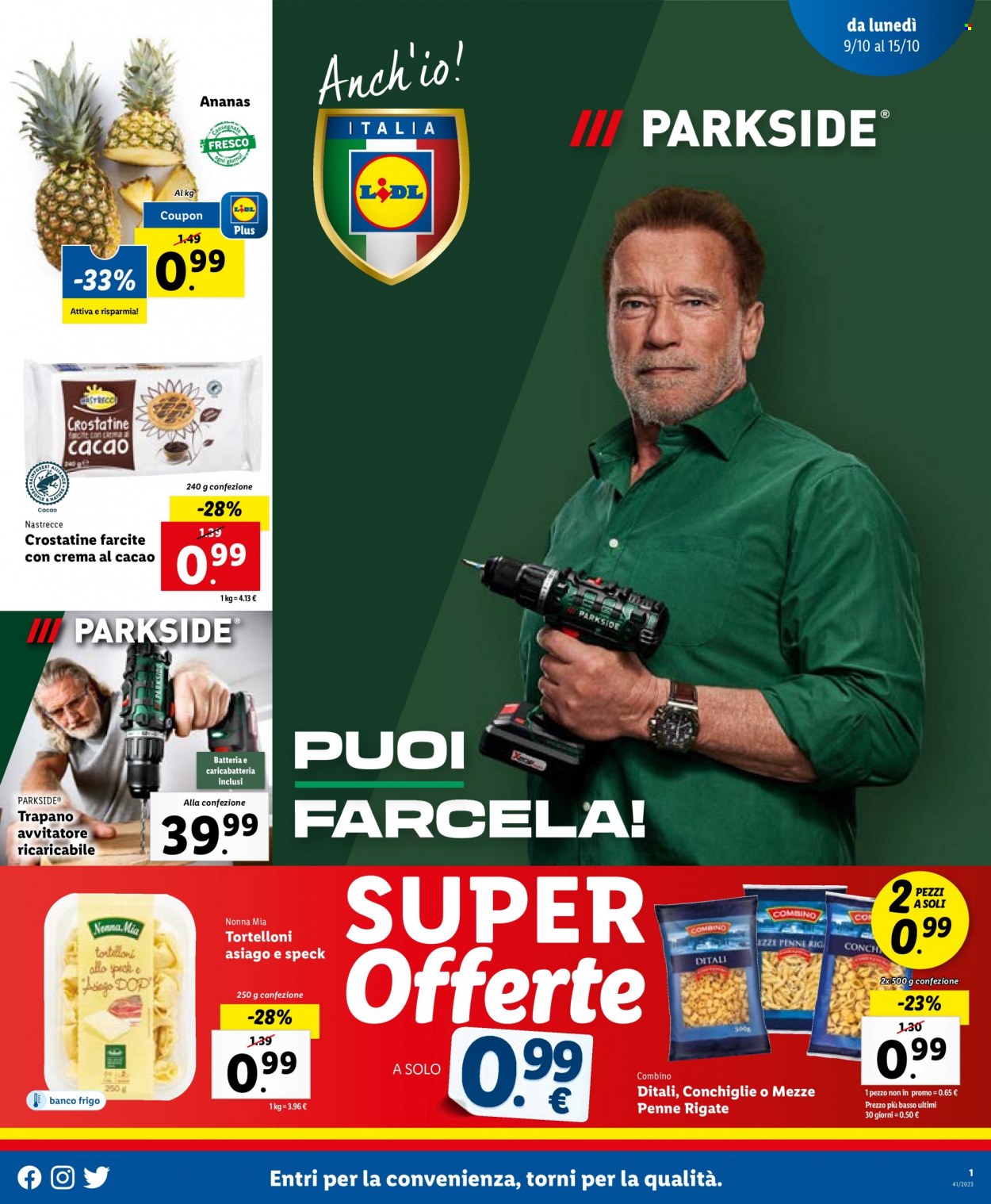 Volantino Lidl - 9/10/2023 - 15/10/2023. Pagina 1