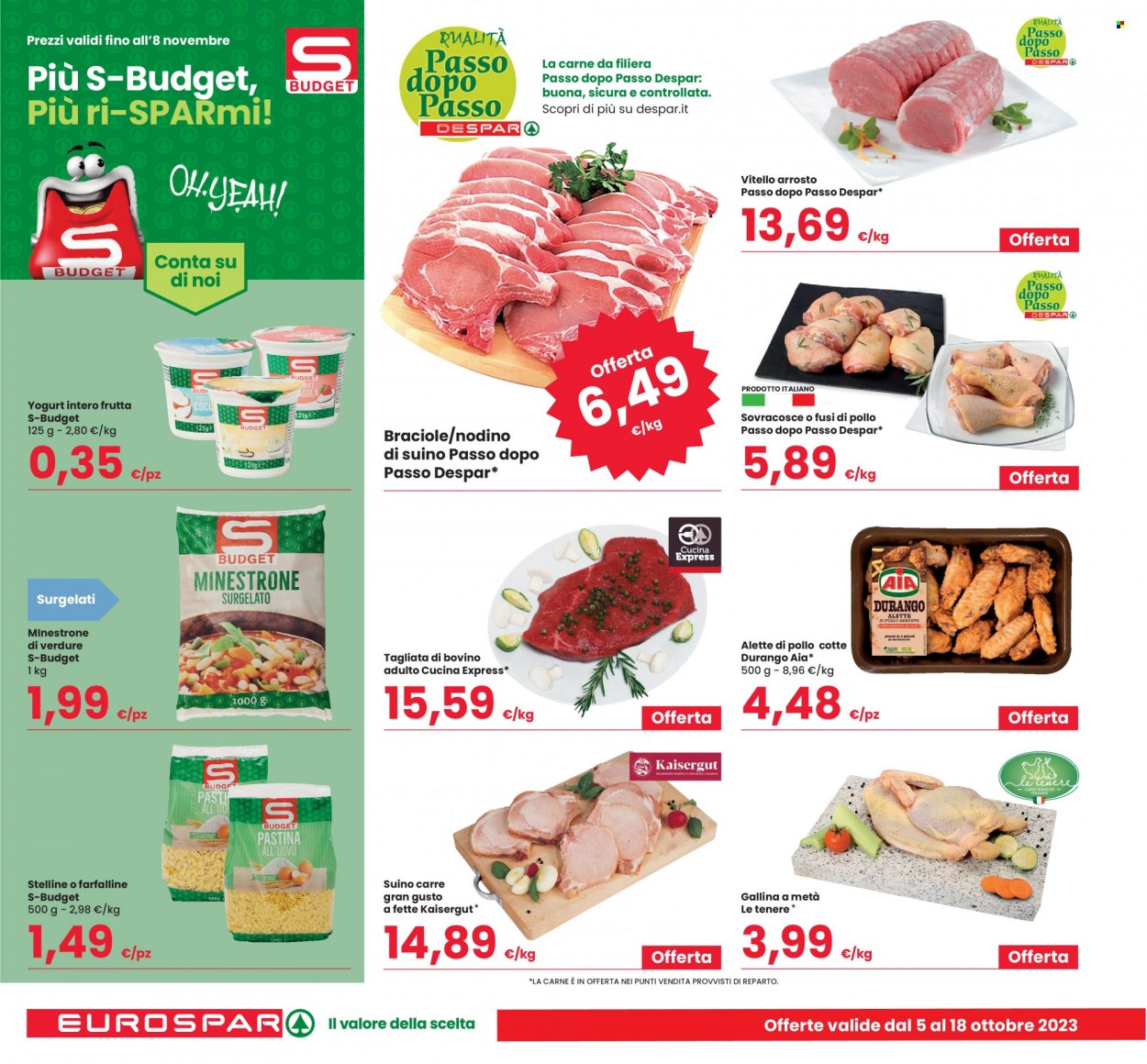 Volantino Eurospar - 5/10/2023 - 18/10/2023. Pagina 10