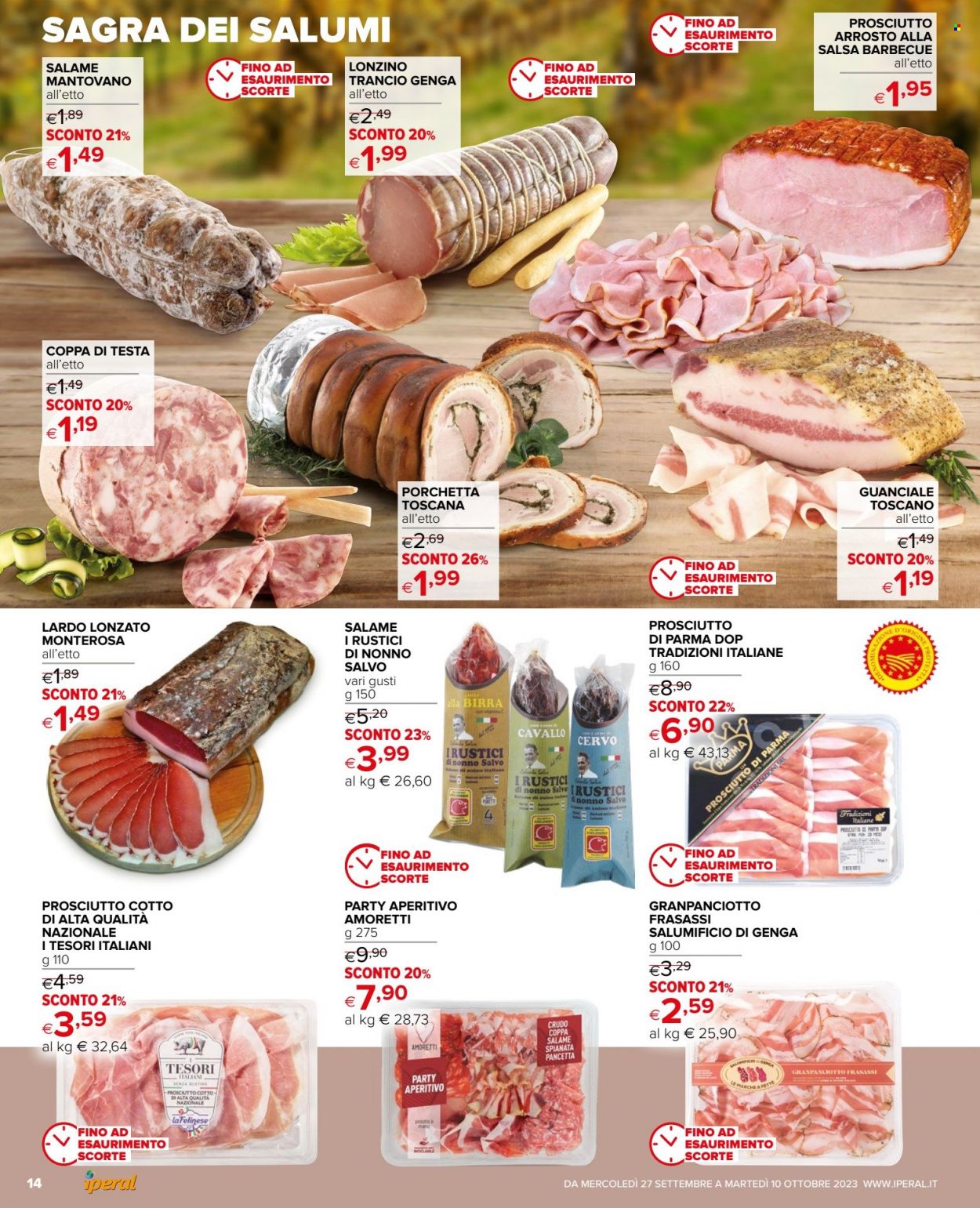Volantino Iperal - 27/9/2023 - 10/10/2023. Pagina 14
