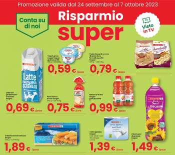 Volantino Eurospar - 24/9/2023 - 7/10/2023.