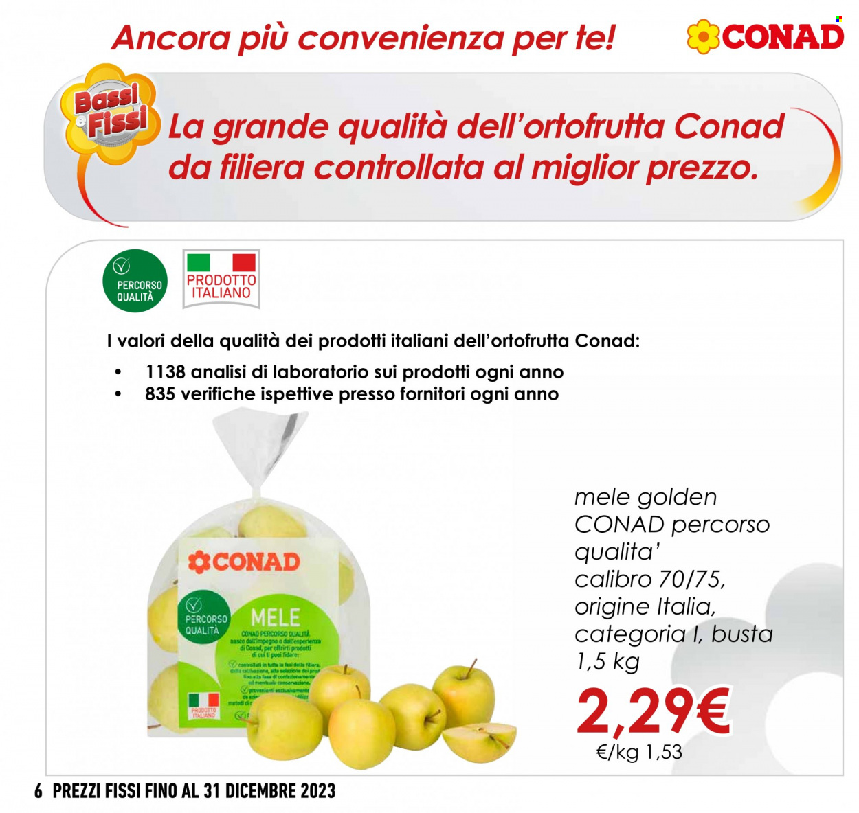Leták Conad - 2.10.2023 - 31.12.2023. Strana 6