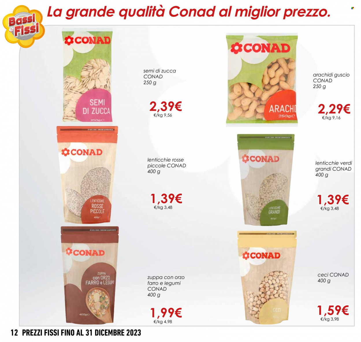 Leták Conad - 2.10.2023 - 31.12.2023. Strana 12