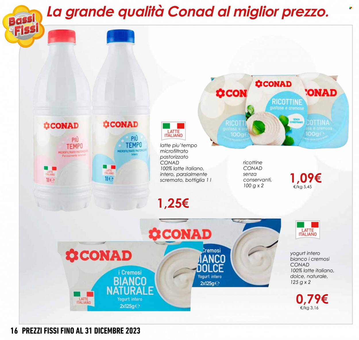 Leták Conad - 2.10.2023 - 31.12.2023. Strana 16