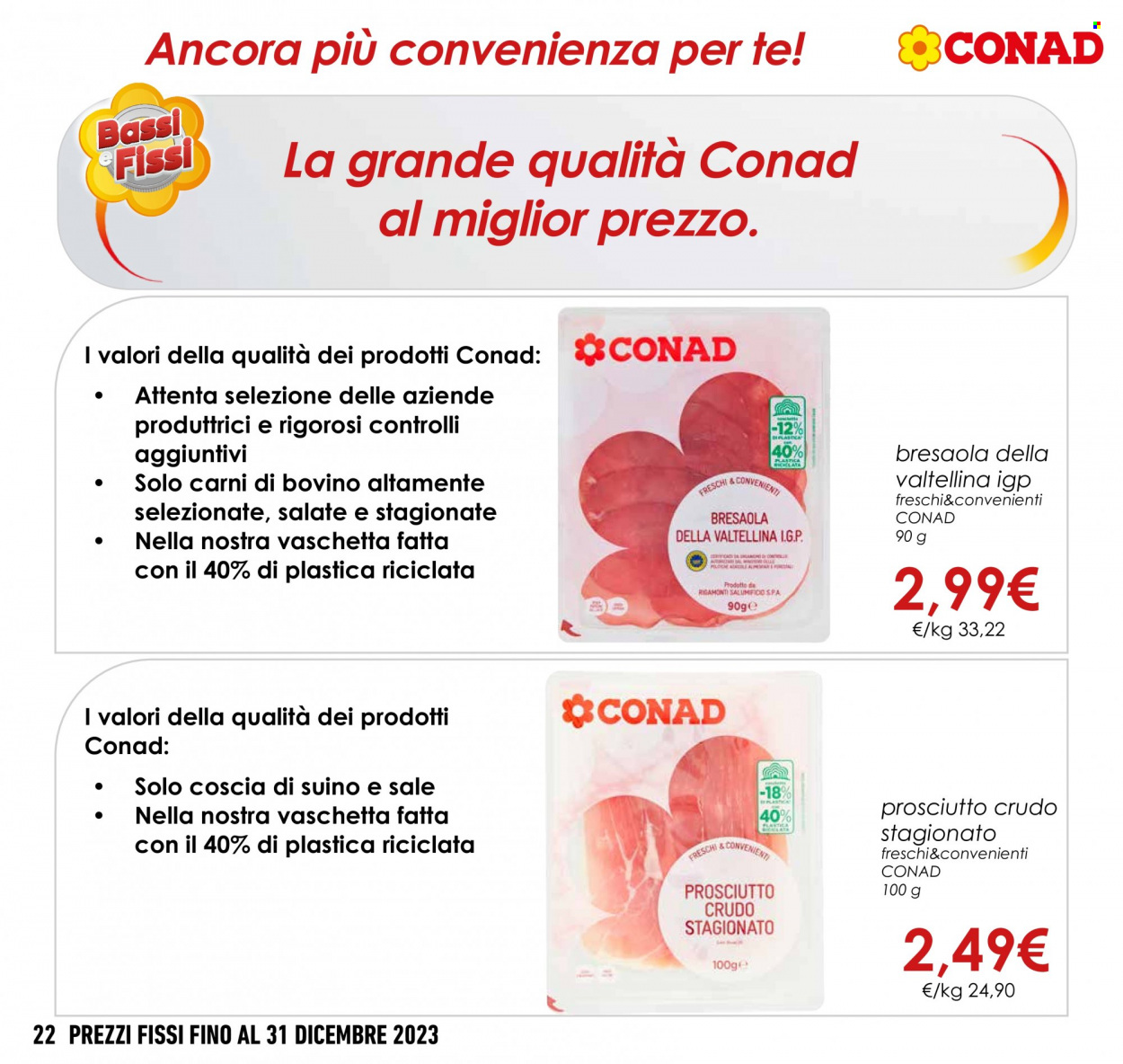 Leták Conad - 2.10.2023 - 31.12.2023. Strana 22