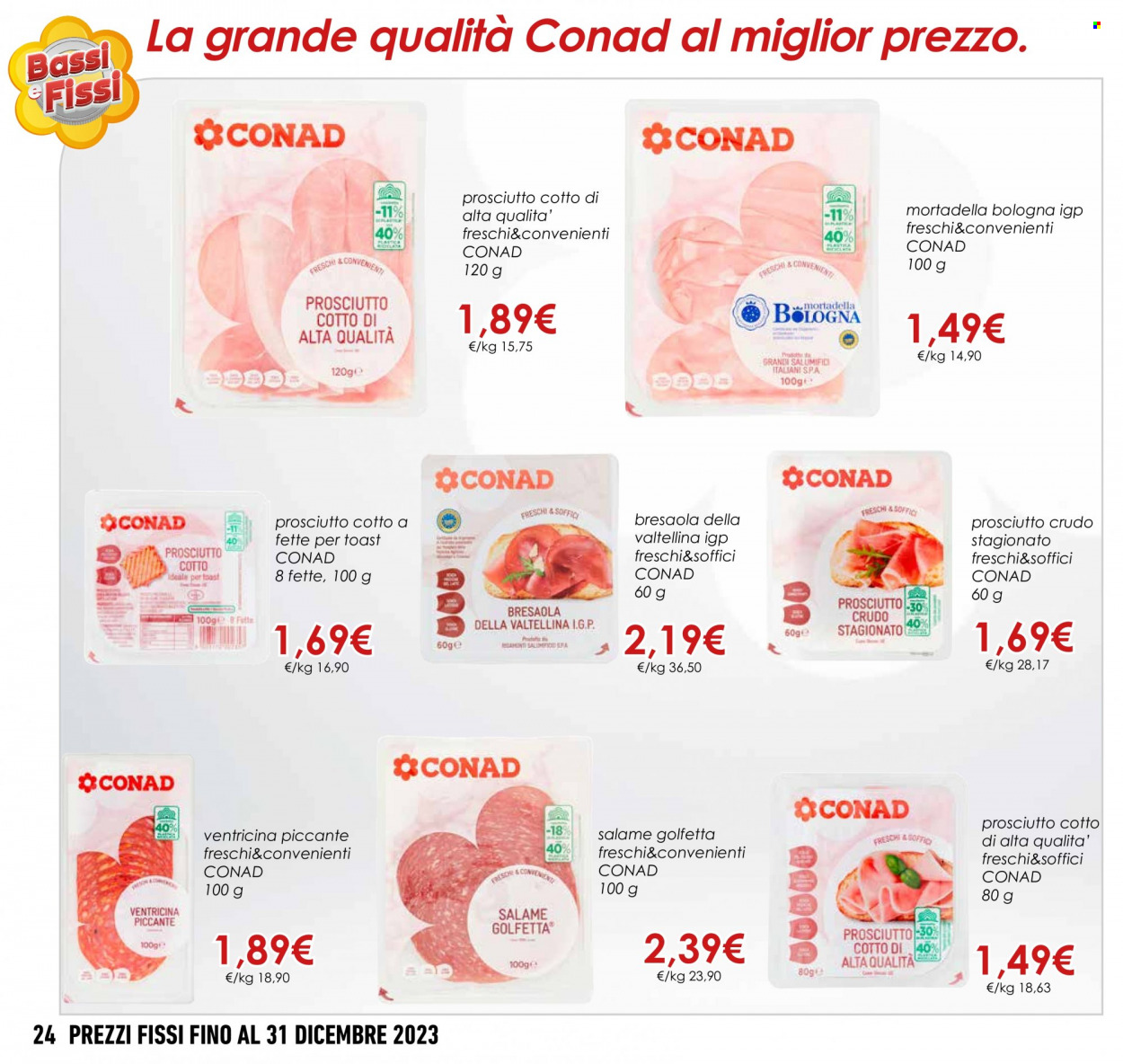 Volantino Conad - 2/10/2023 - 31/12/2023. Pagina 24