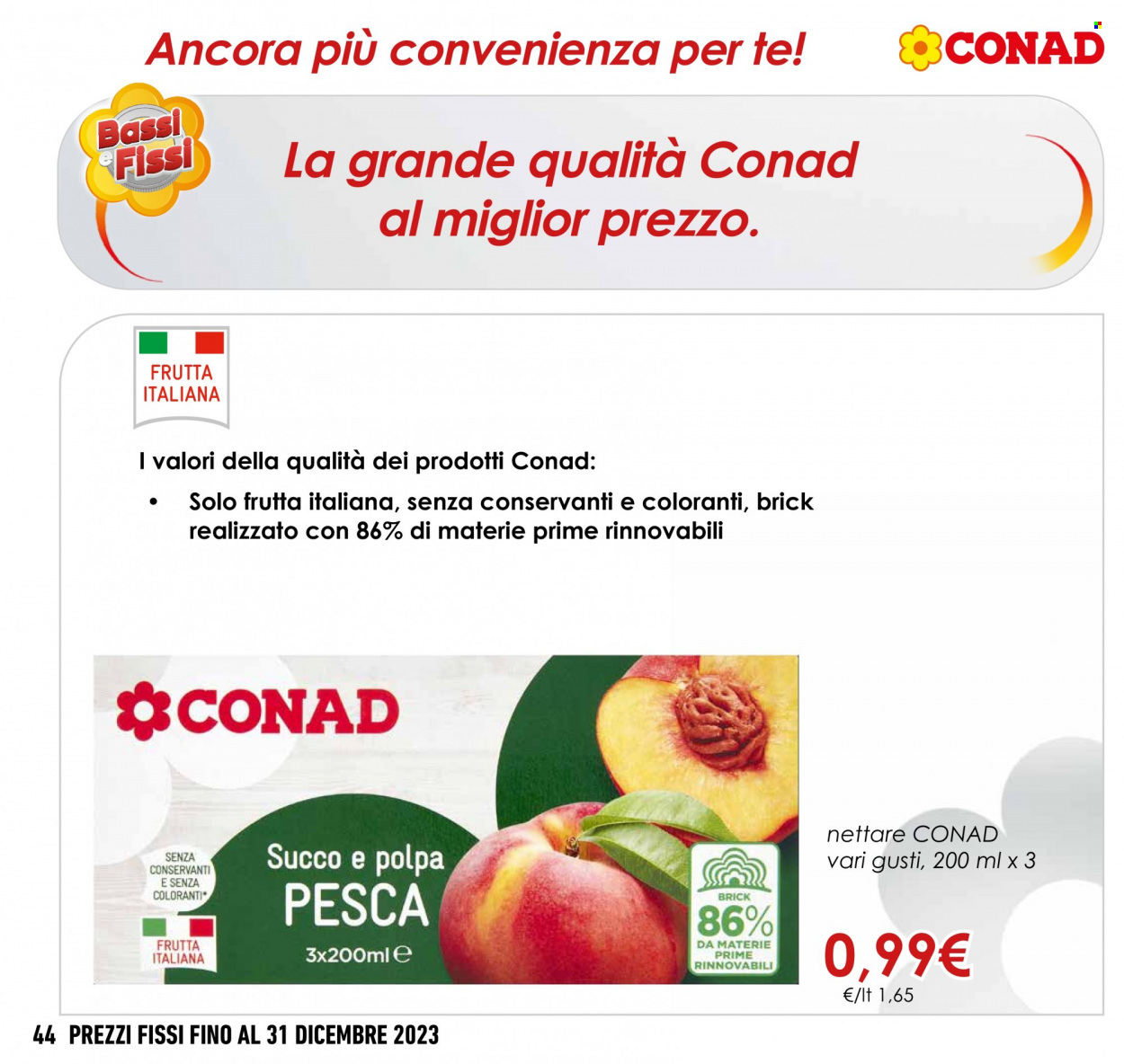Leták Conad - 2.10.2023 - 31.12.2023. Strana 44