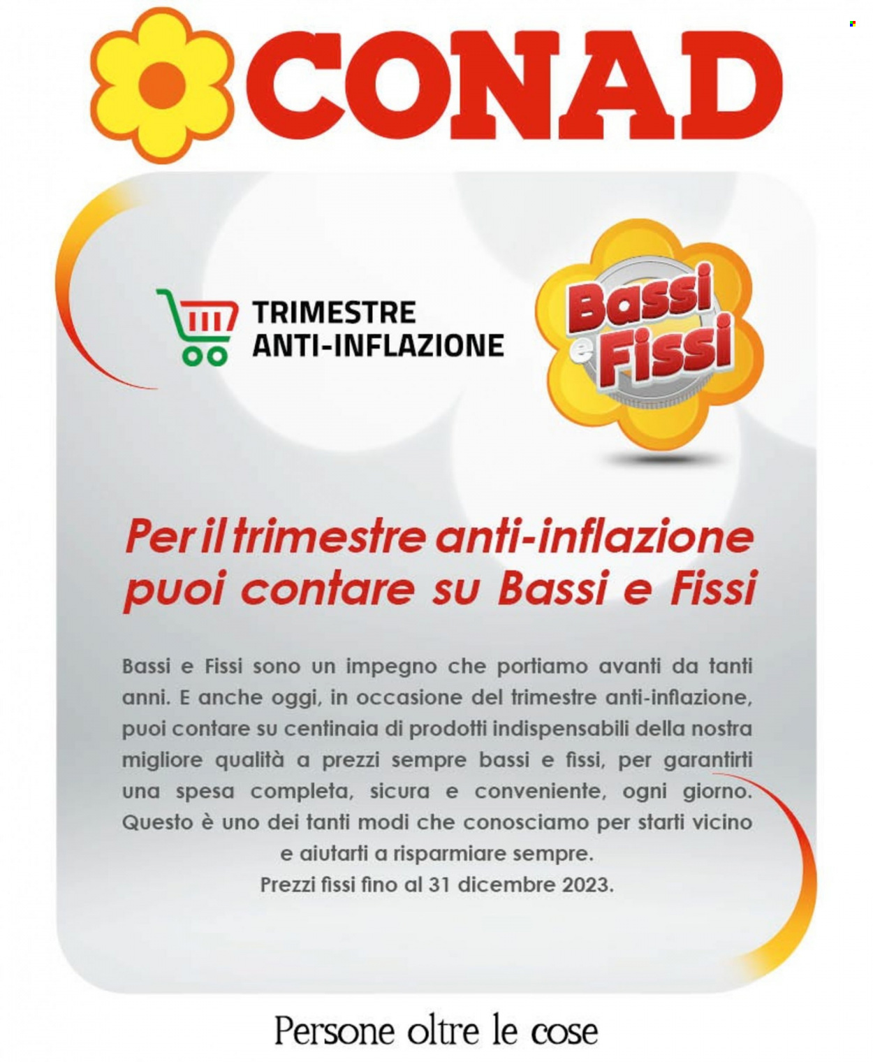 Leták Conad - 1.9.2023 - 31.12.2023. Strana 1
