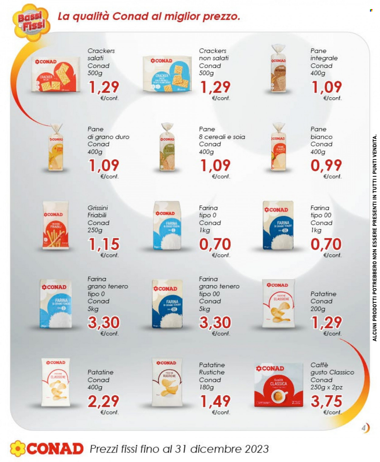 Leták Conad - 1.9.2023 - 31.12.2023. Strana 4