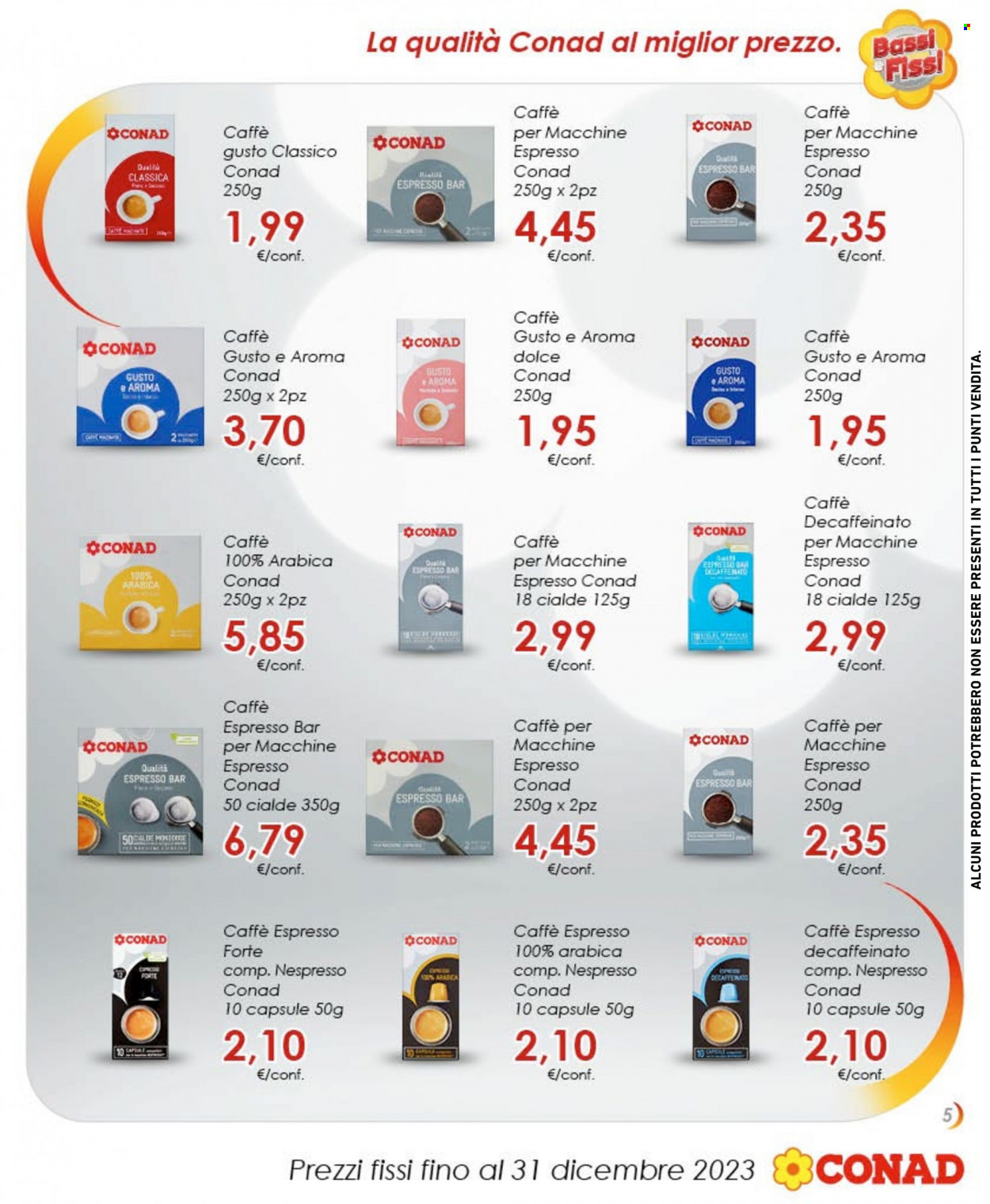 Leták Conad - 1.9.2023 - 31.12.2023. Strana 5