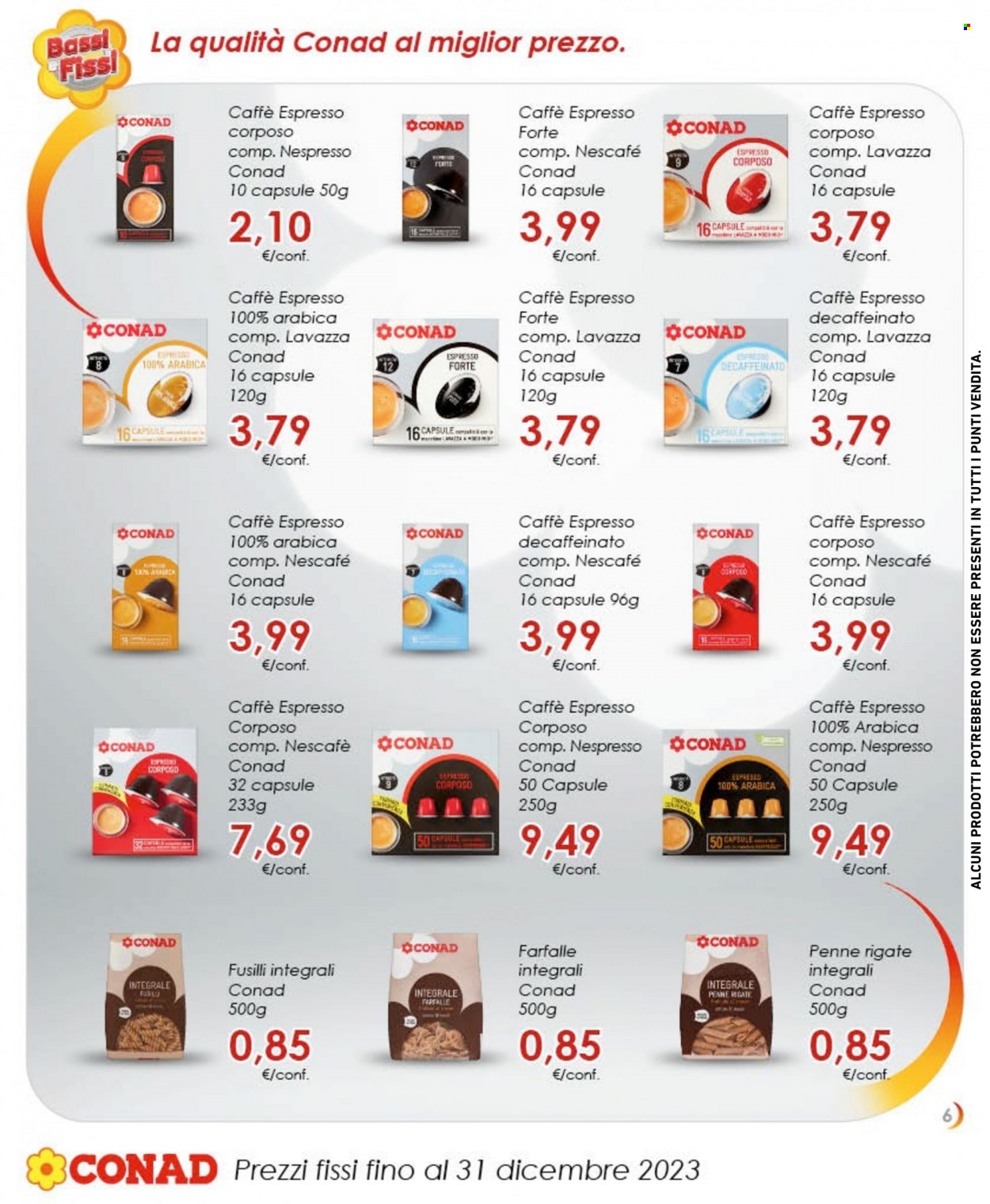 Leták Conad - 1.9.2023 - 31.12.2023. Strana 6