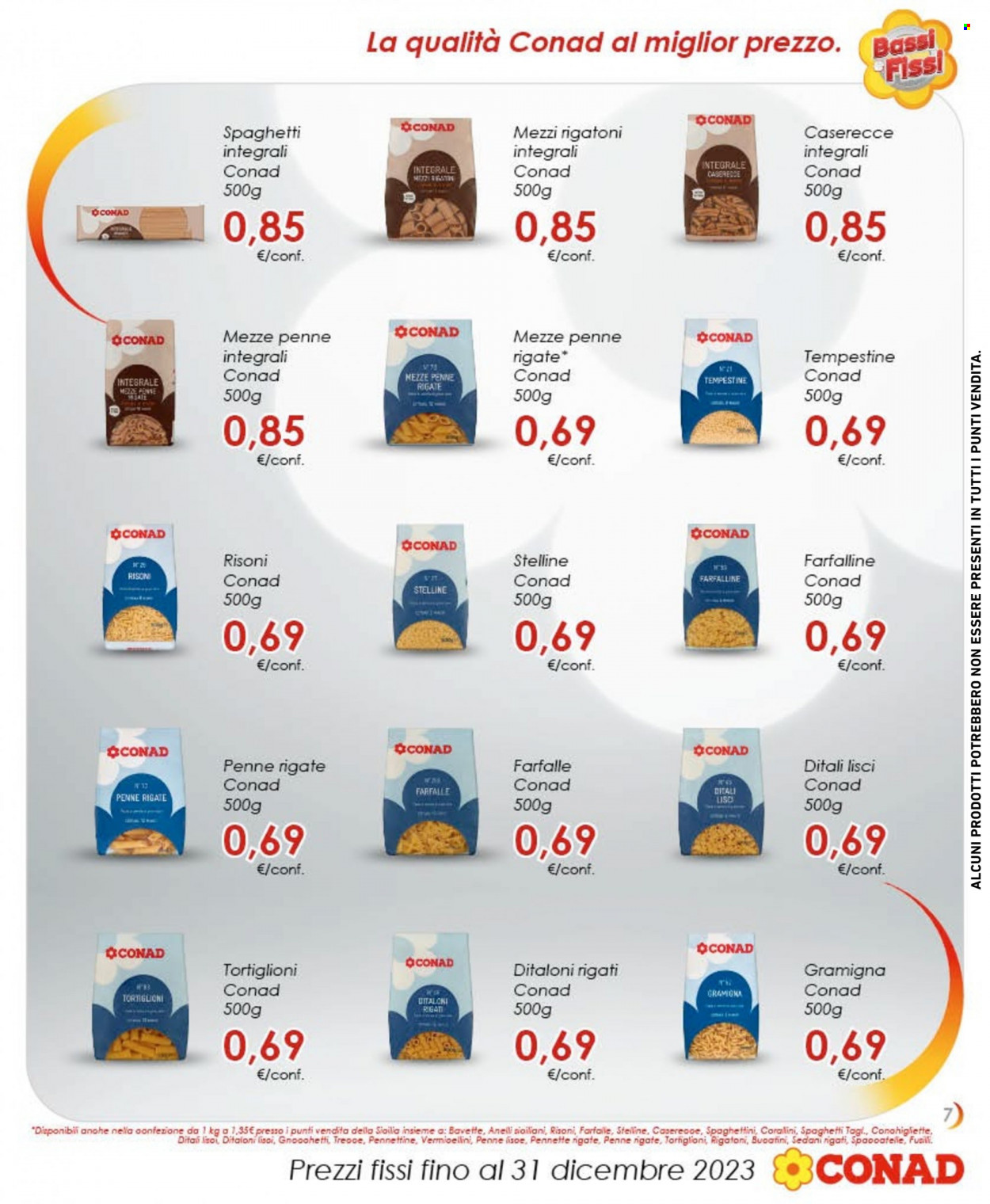 Leták Conad - 1.9.2023 - 31.12.2023. Strana 7