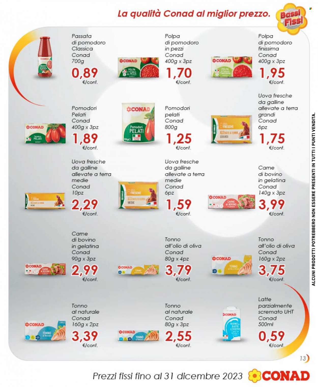 Leták Conad - 1.9.2023 - 31.12.2023. Strana 13