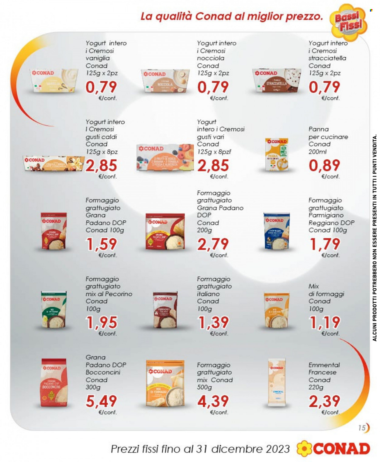 Leták Conad - 1.9.2023 - 31.12.2023. Strana 15