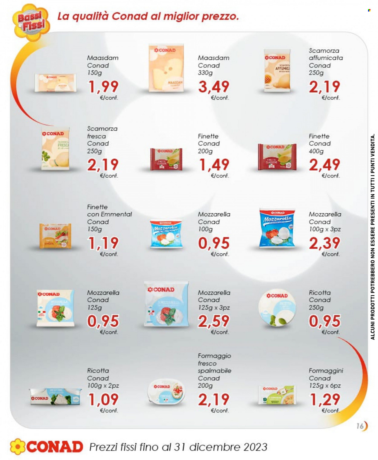Leták Conad - 1.9.2023 - 31.12.2023. Strana 16