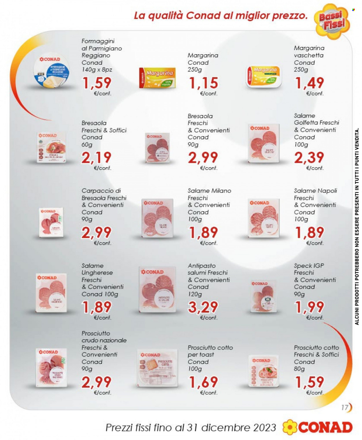 Leták Conad - 1.9.2023 - 31.12.2023. Strana 17