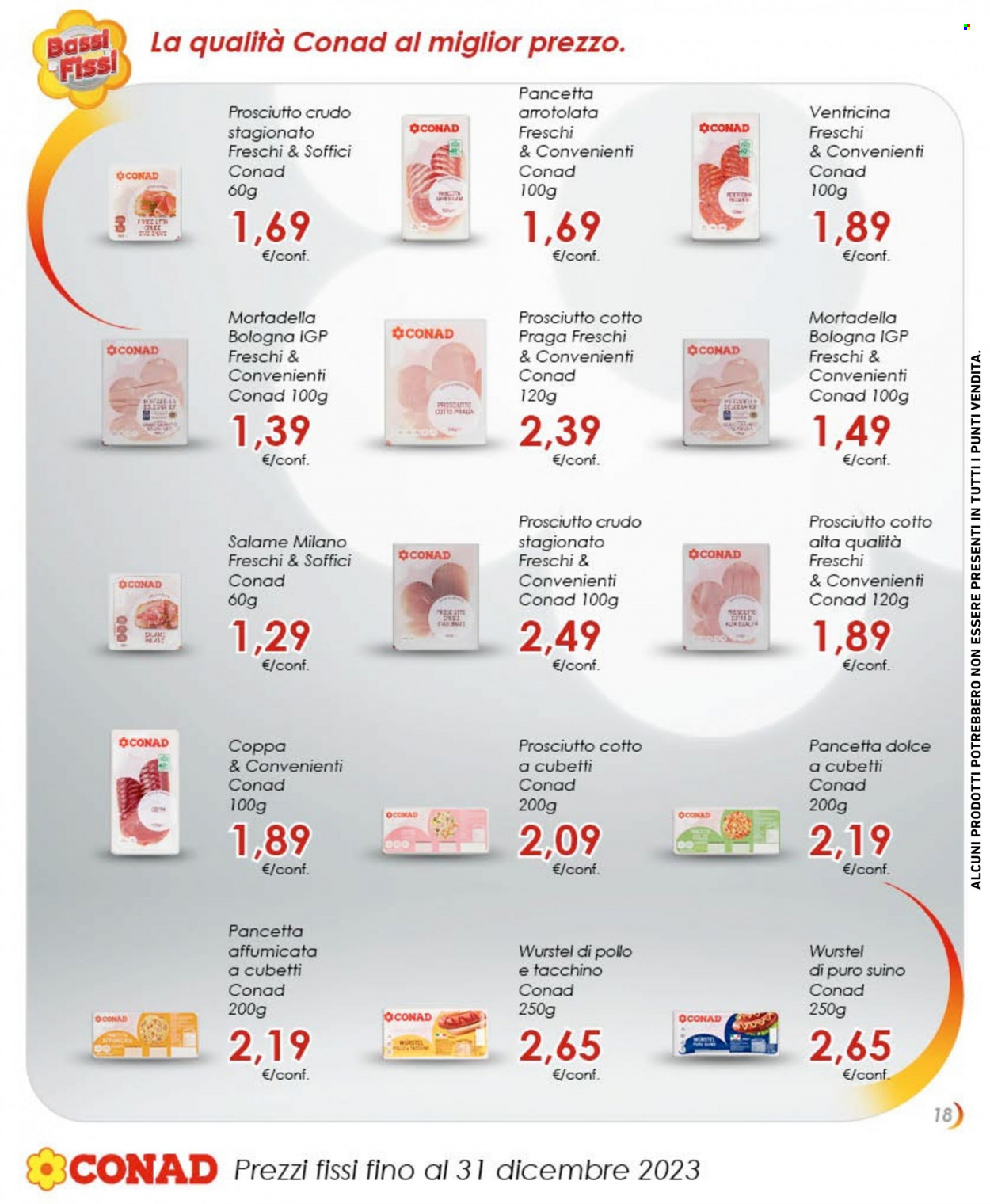 Leták Conad - 1.9.2023 - 31.12.2023. Strana 18