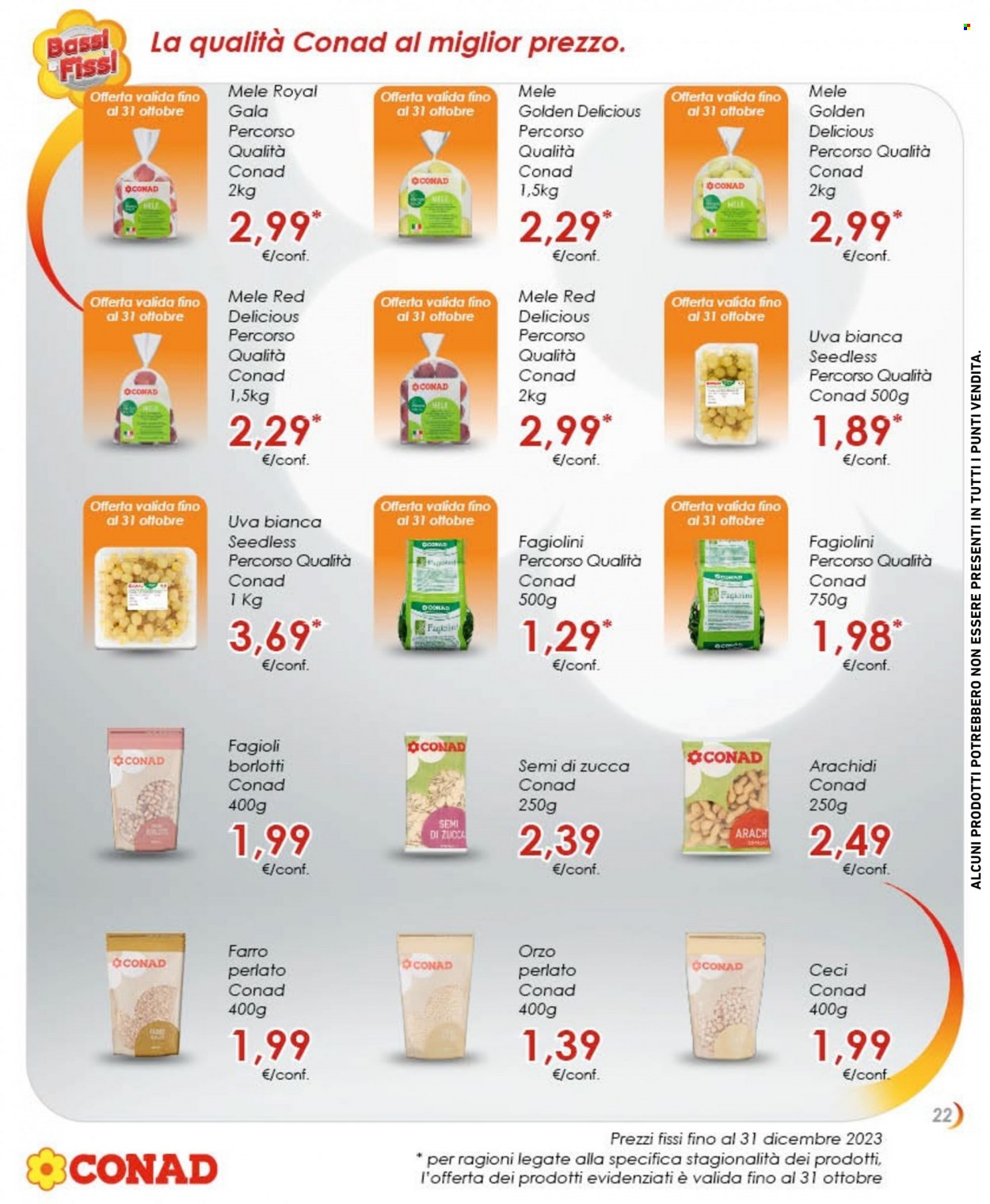 Leták Conad - 1.9.2023 - 31.12.2023. Strana 22