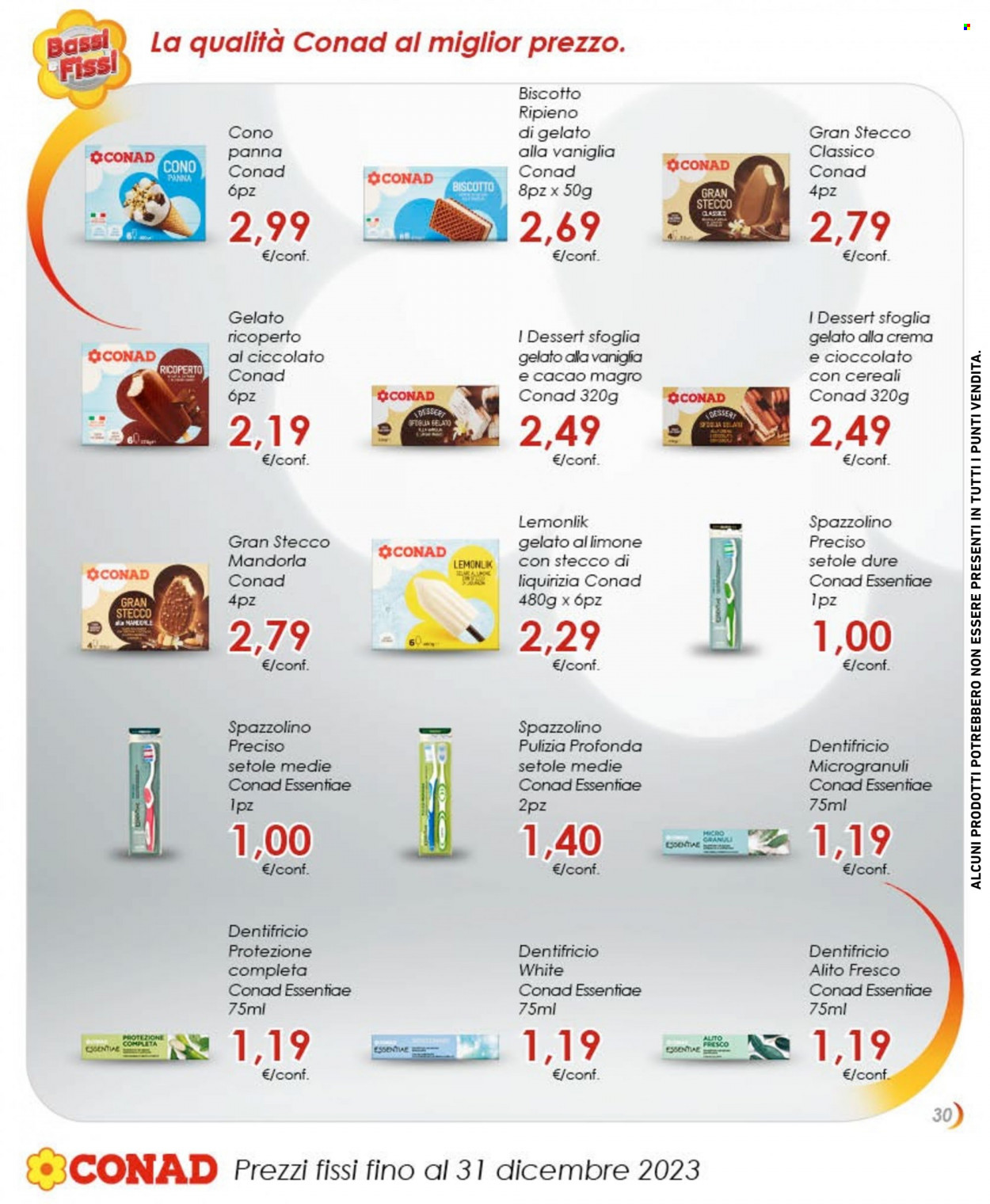 Leták Conad - 1.9.2023 - 31.12.2023. Strana 30