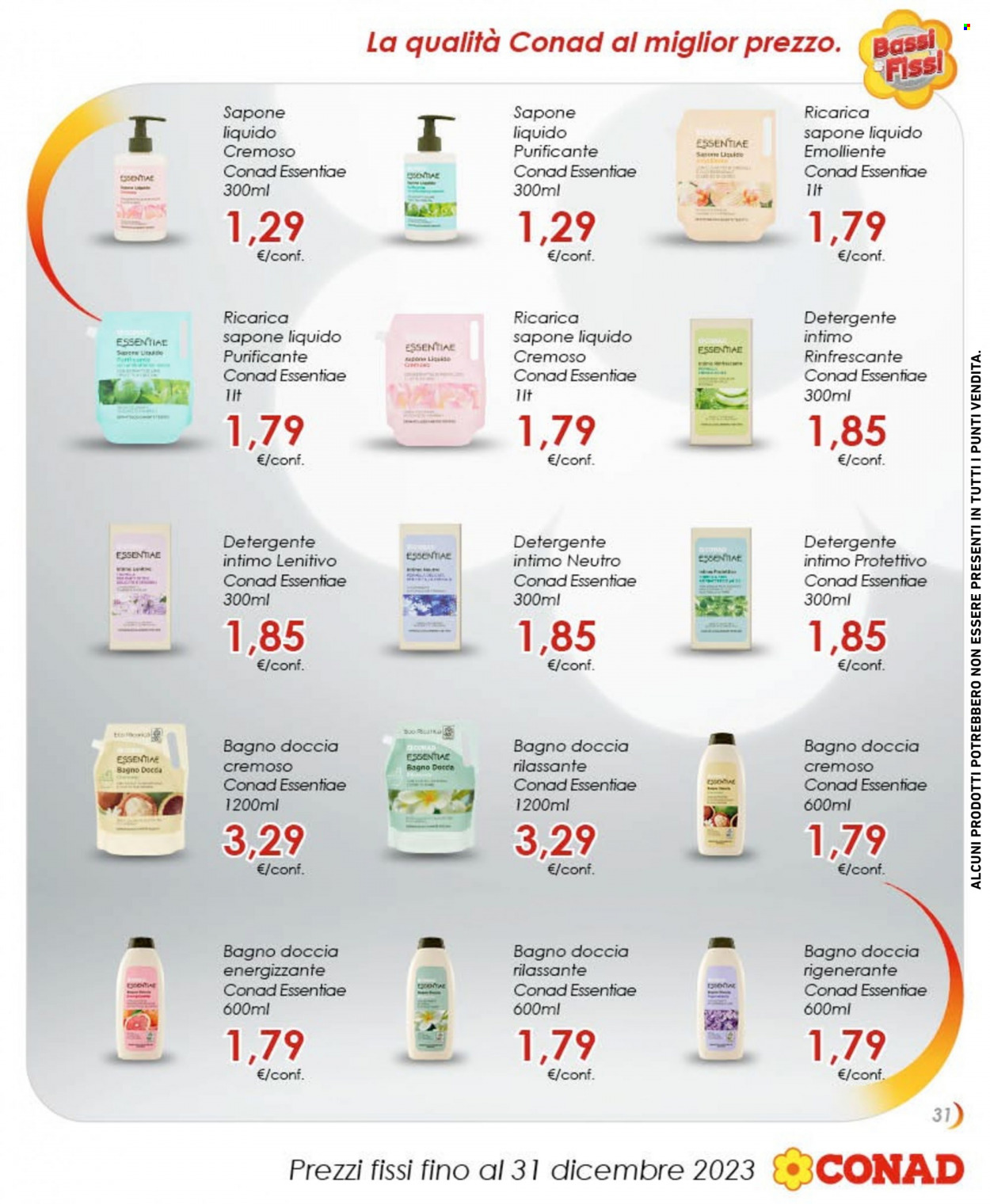 Leták Conad - 1.9.2023 - 31.12.2023. Strana 31