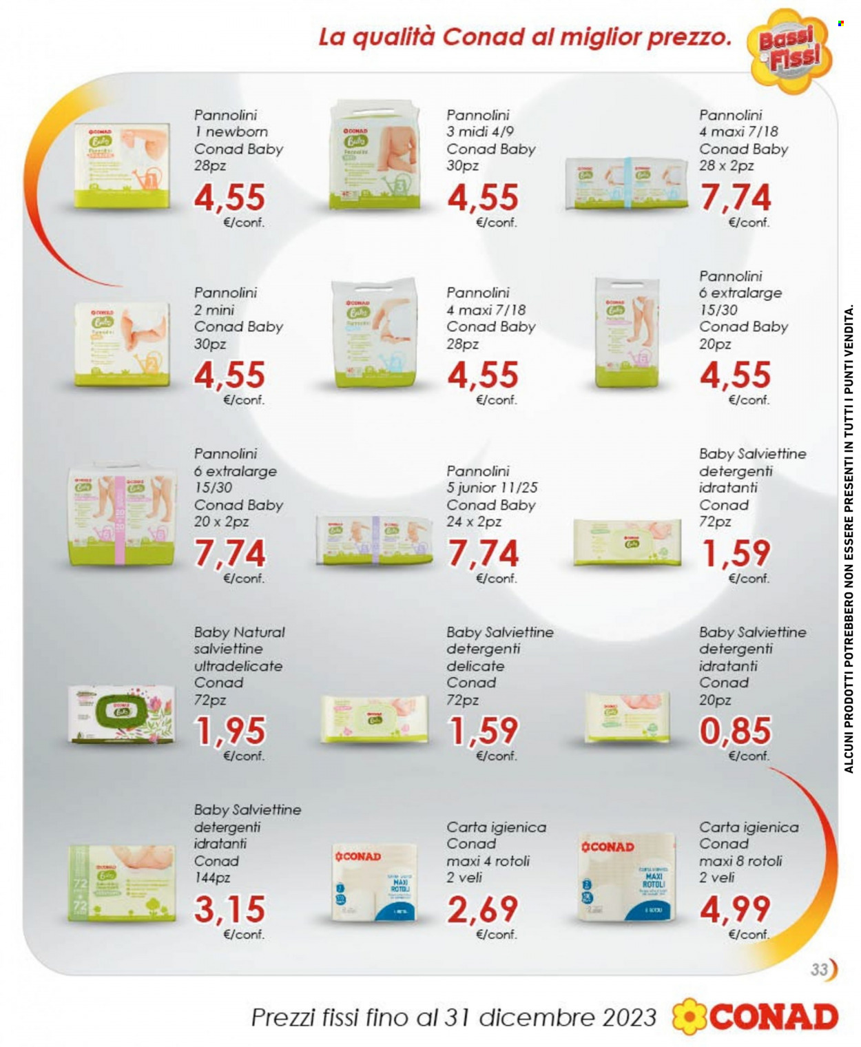 Leták Conad - 1.9.2023 - 31.12.2023. Strana 33