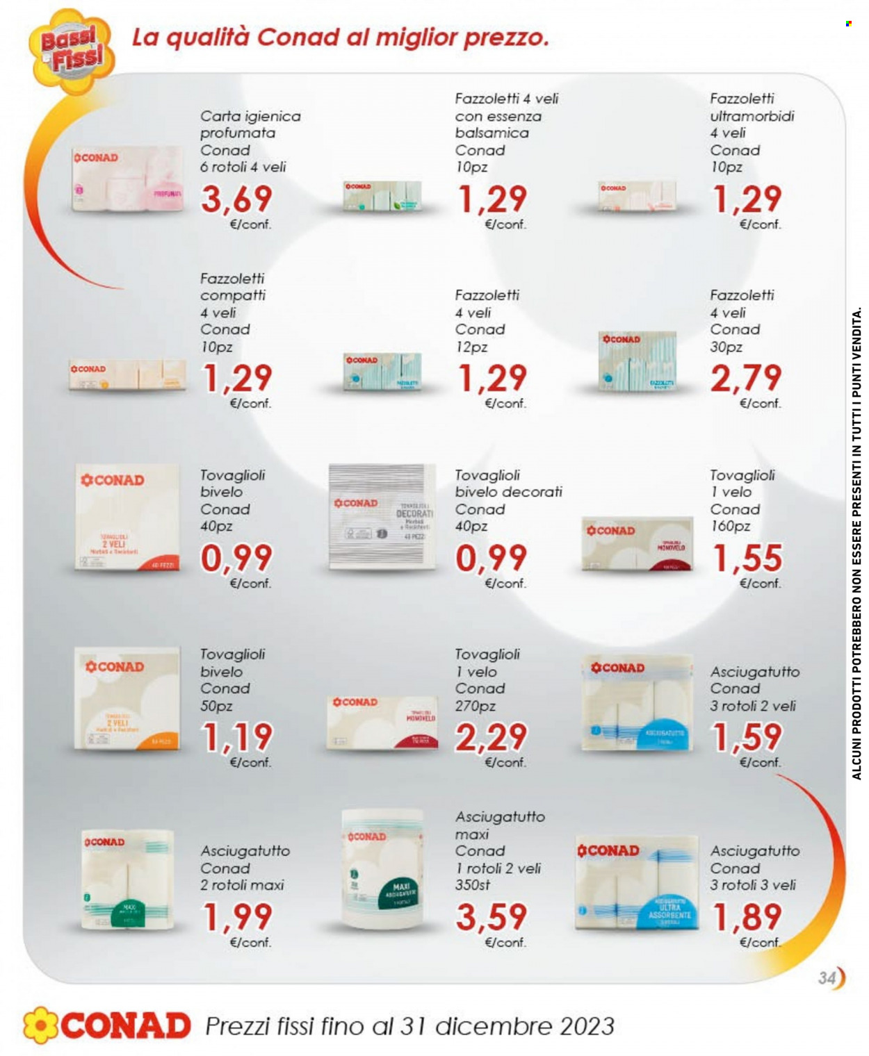Leták Conad - 1.9.2023 - 31.12.2023. Strana 34