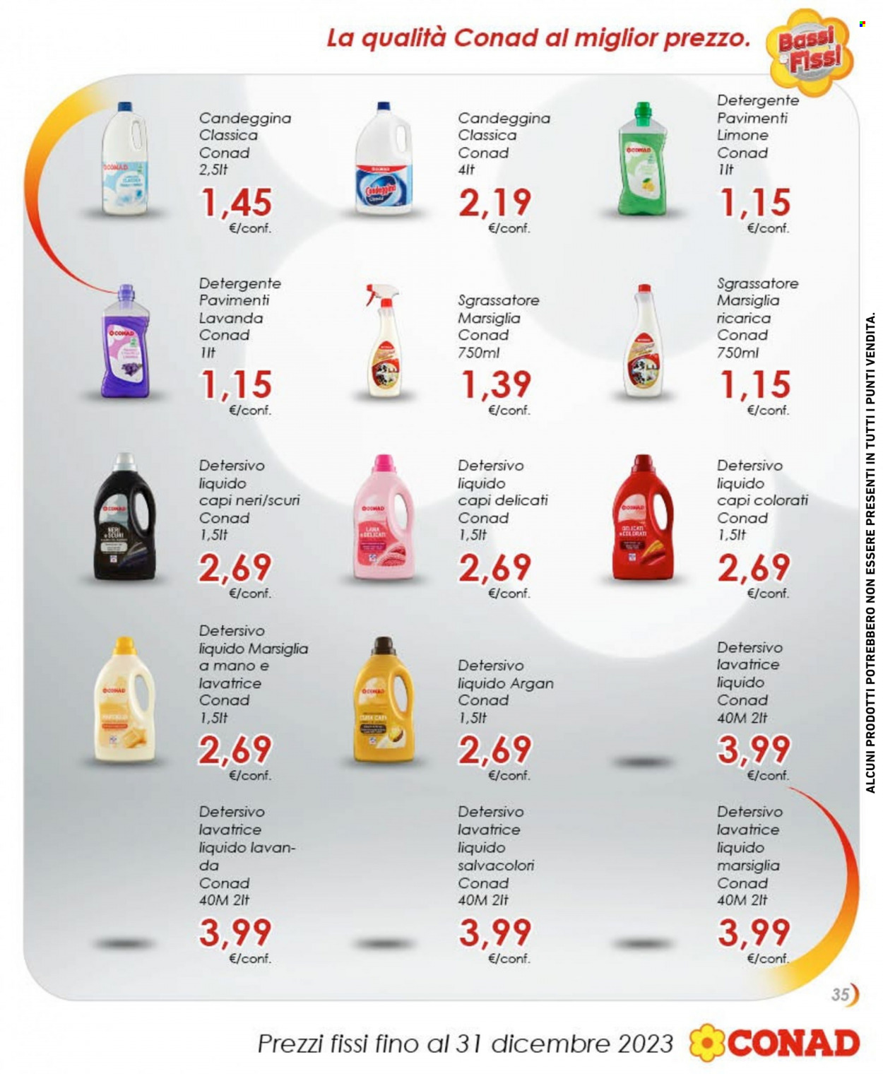 Leták Conad - 1.9.2023 - 31.12.2023. Strana 35