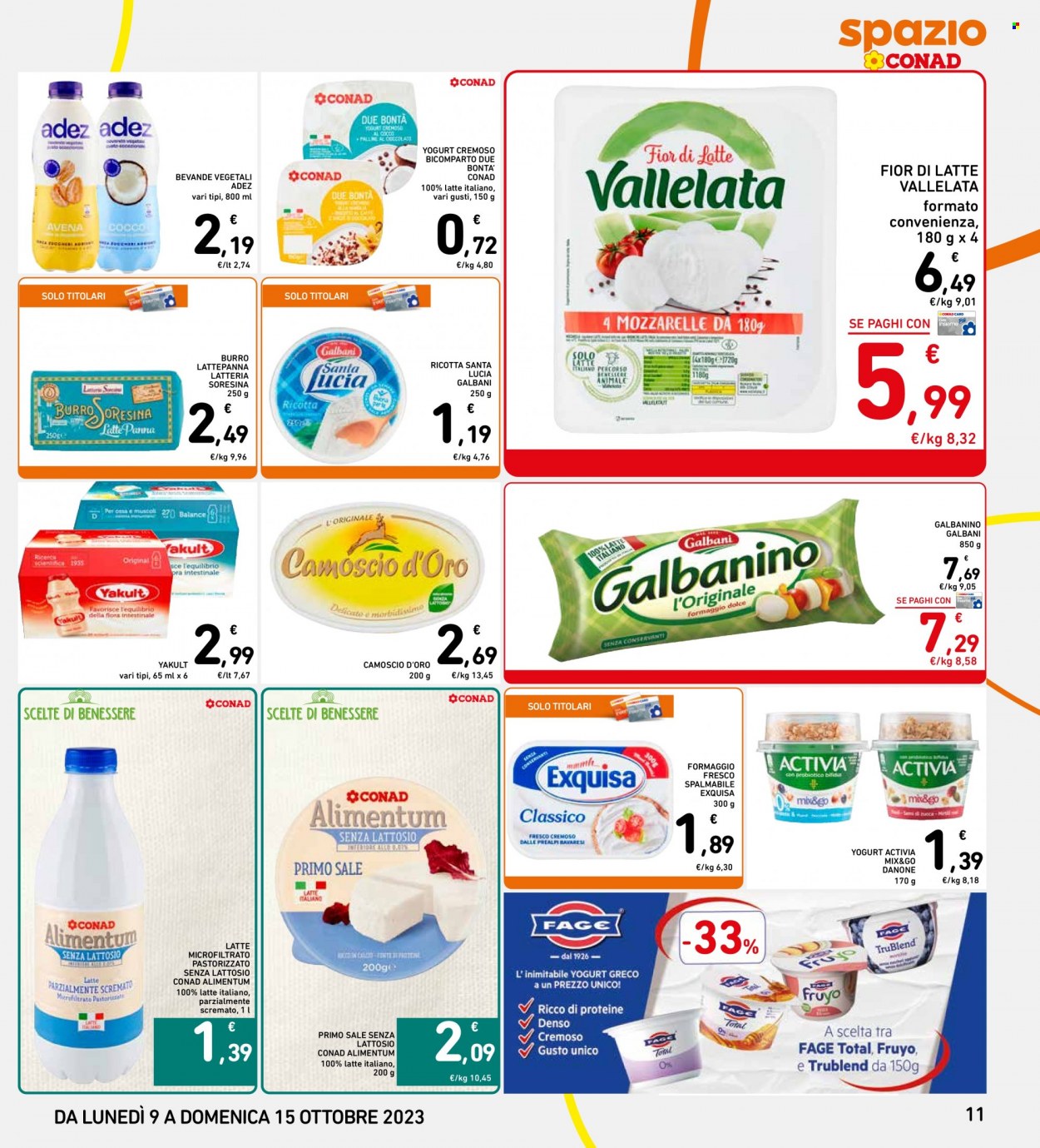 Volantino Spazio Conad - 9/10/2023 - 15/10/2023. Pagina 11