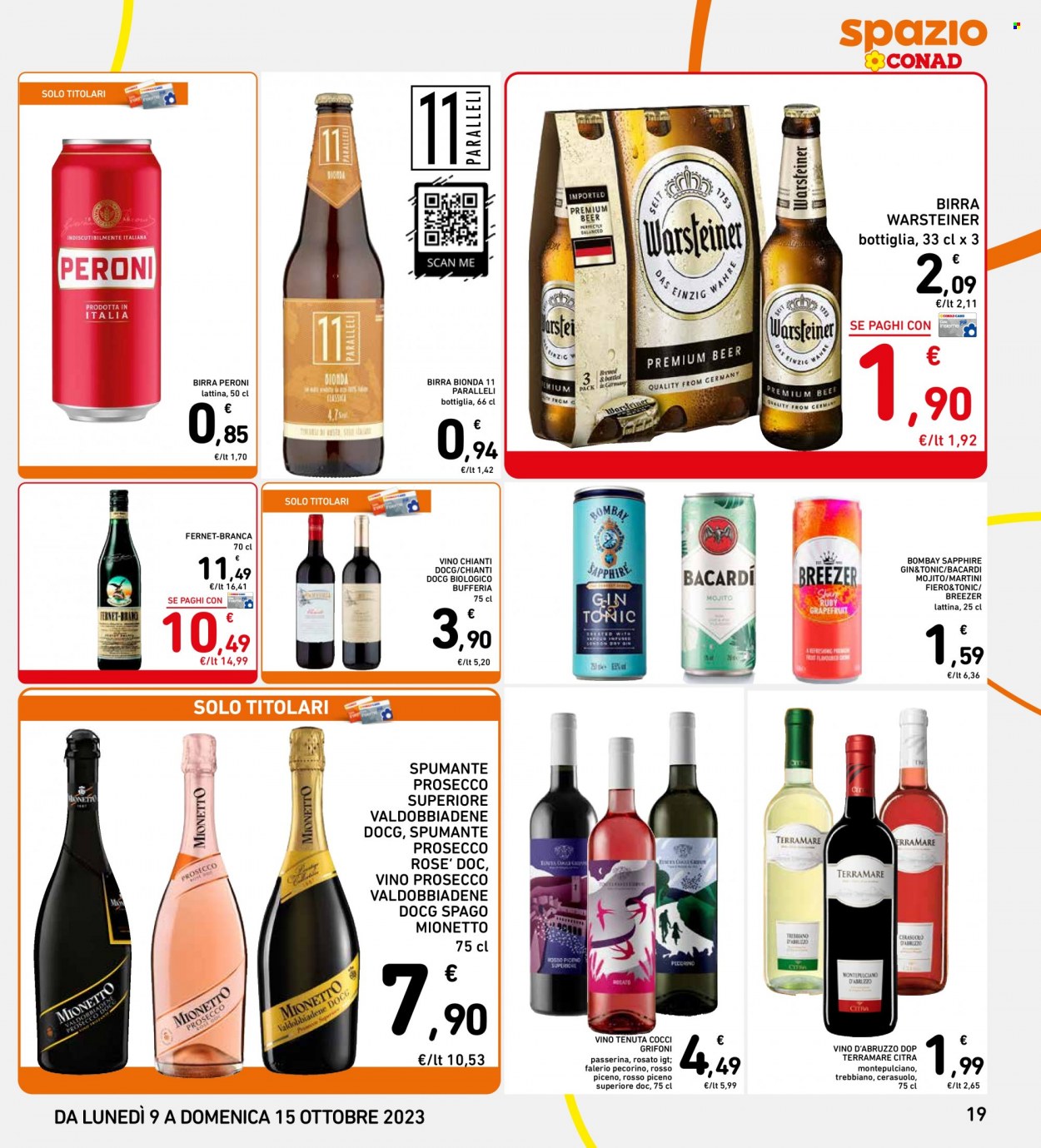 Volantino Spazio Conad - 9/10/2023 - 15/10/2023. Pagina 19