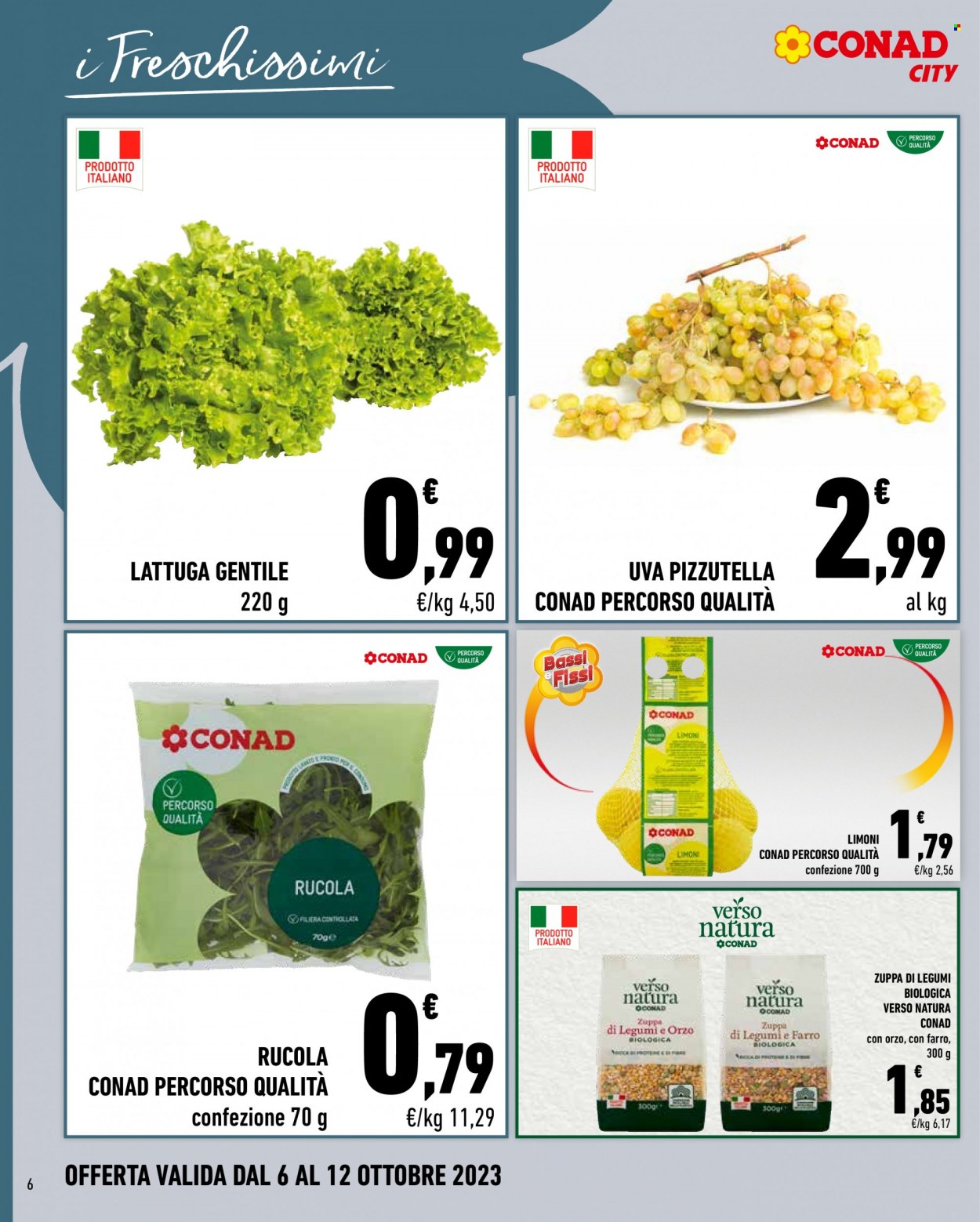 Volantino Conad City - 6/10/2023 - 12/10/2023. Pagina 6