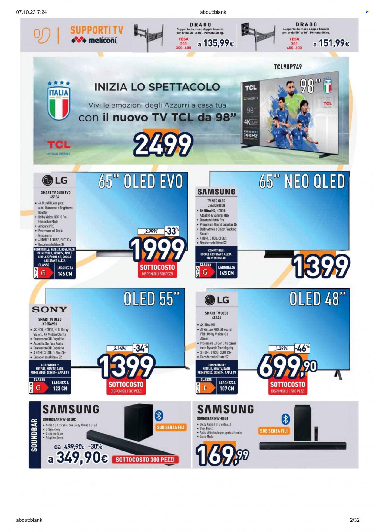Volantino Unieuro - 6/10/2023 - 15/10/2023. Pagina 2