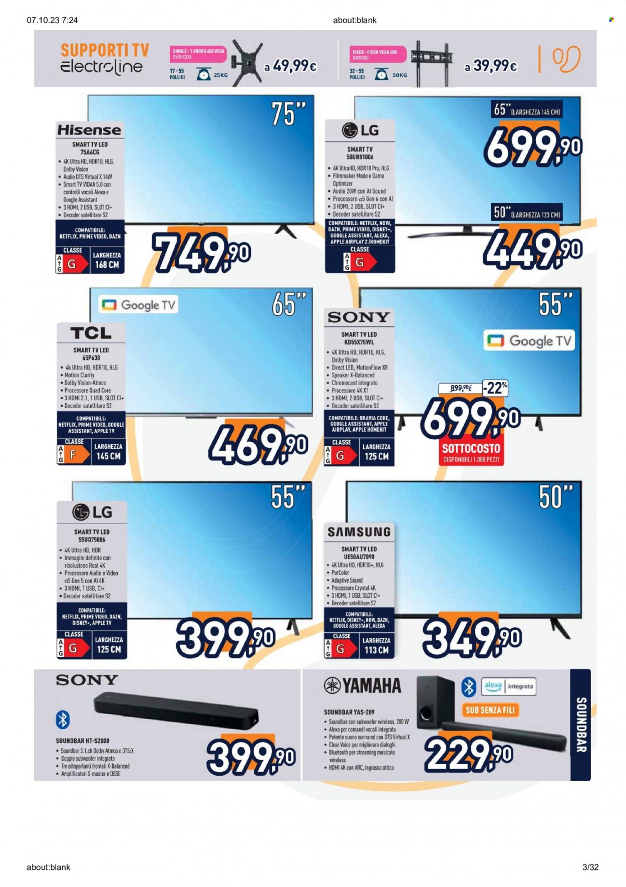 Volantino Unieuro - 6/10/2023 - 15/10/2023. Pagina 3