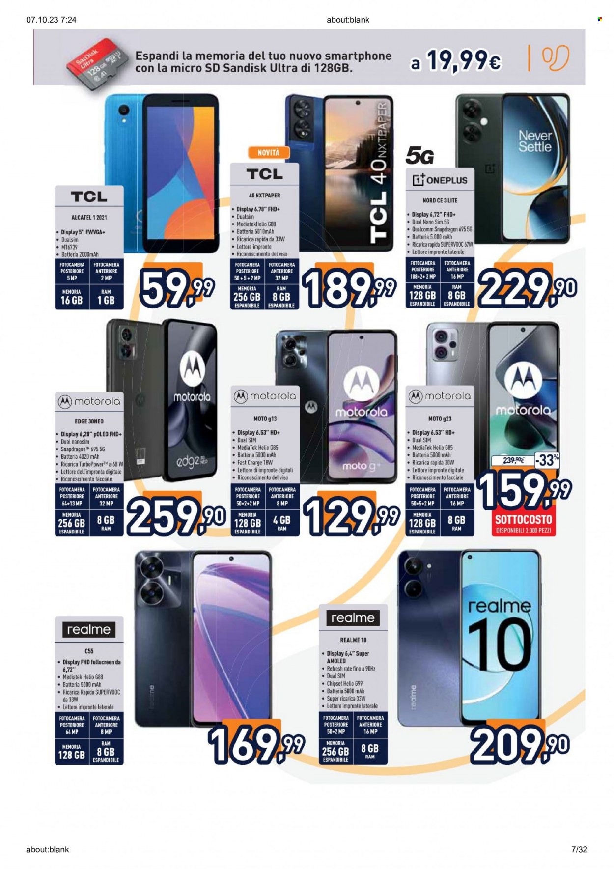 Volantino Unieuro - 6/10/2023 - 15/10/2023. Pagina 7