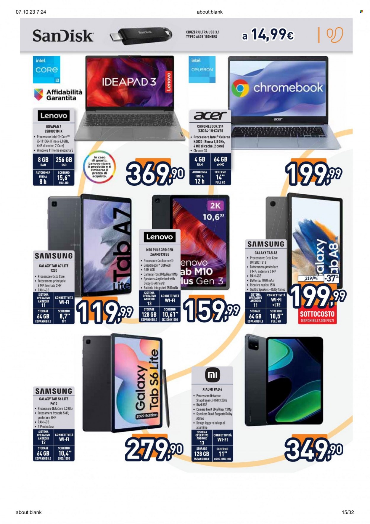 Volantino Unieuro - 6/10/2023 - 15/10/2023. Pagina 15
