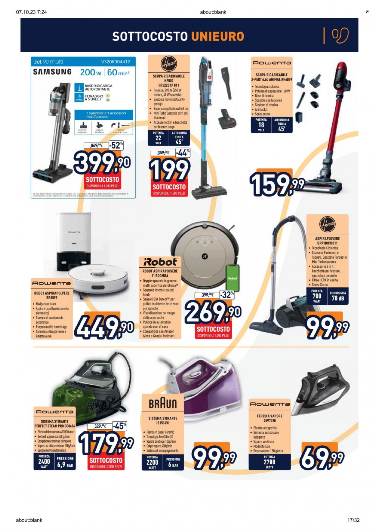 Volantino Unieuro - 6/10/2023 - 15/10/2023. Pagina 17
