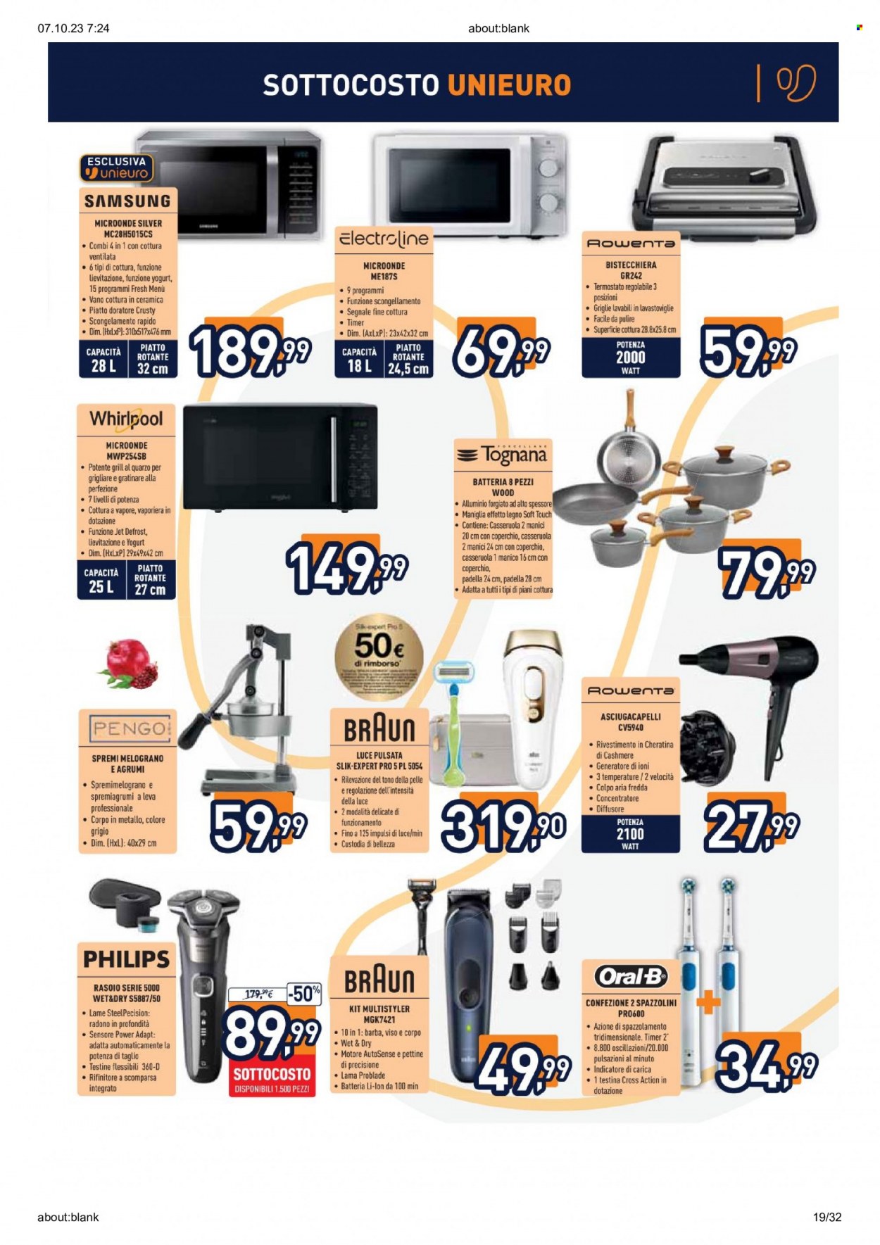 Volantino Unieuro - 6/10/2023 - 15/10/2023. Pagina 19