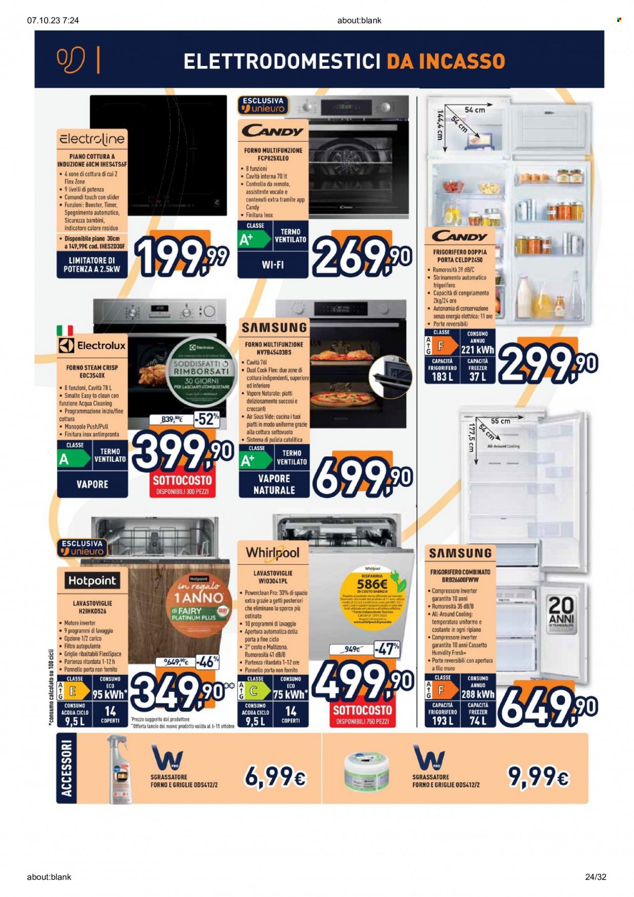 Volantino Unieuro - 6/10/2023 - 15/10/2023. Pagina 24