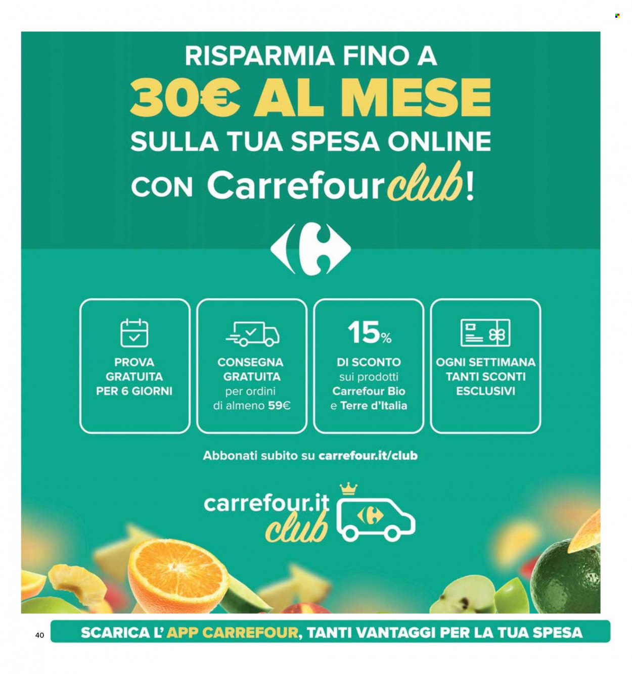 Volantino Carrefour - 9/10/2023 - 22/10/2023. Pagina 40