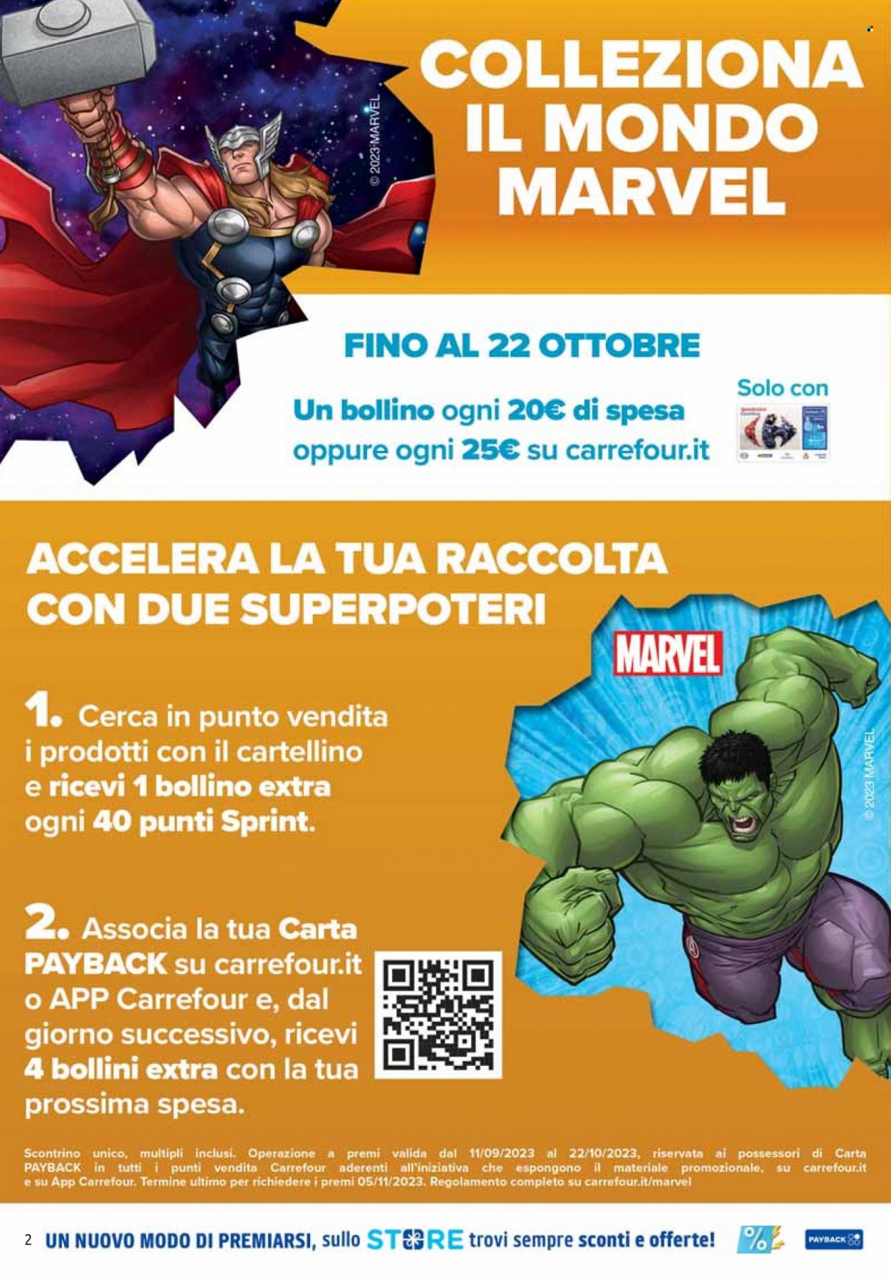 Volantino Carrefour - 9/10/2023 - 22/10/2023. Pagina 2