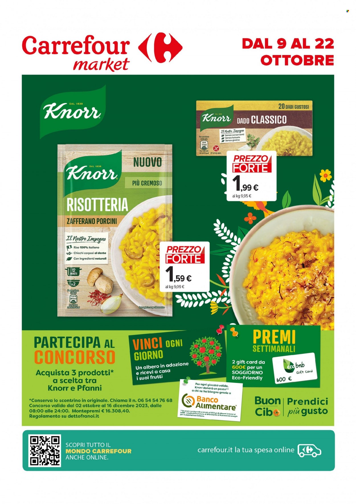 Leták Carrefour - 9.10.2023 - 22.10.2023. Strana 1
