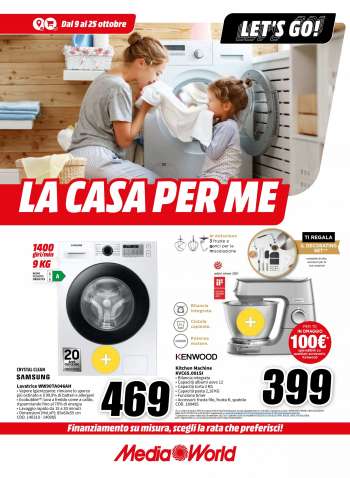 Volantino MediaWorld - 9/10/2023 - 25/10/2023.