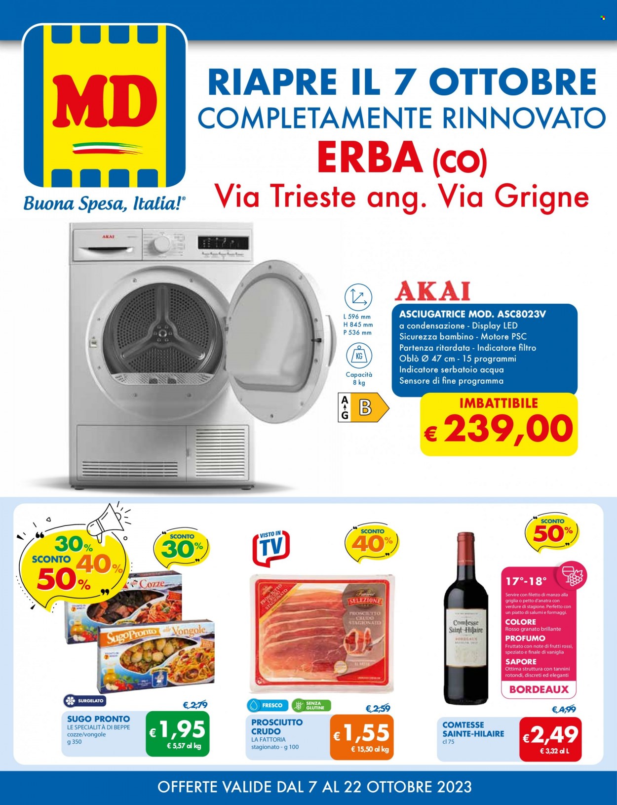 Volantino MD Discount - 7/10/2023 - 22/10/2023. Pagina 1